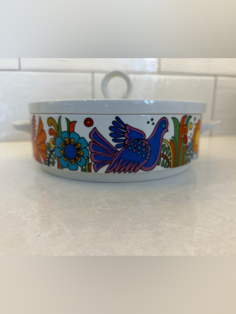 Villeroy & Boch Acapulco Covered Serving Bowl With Handles